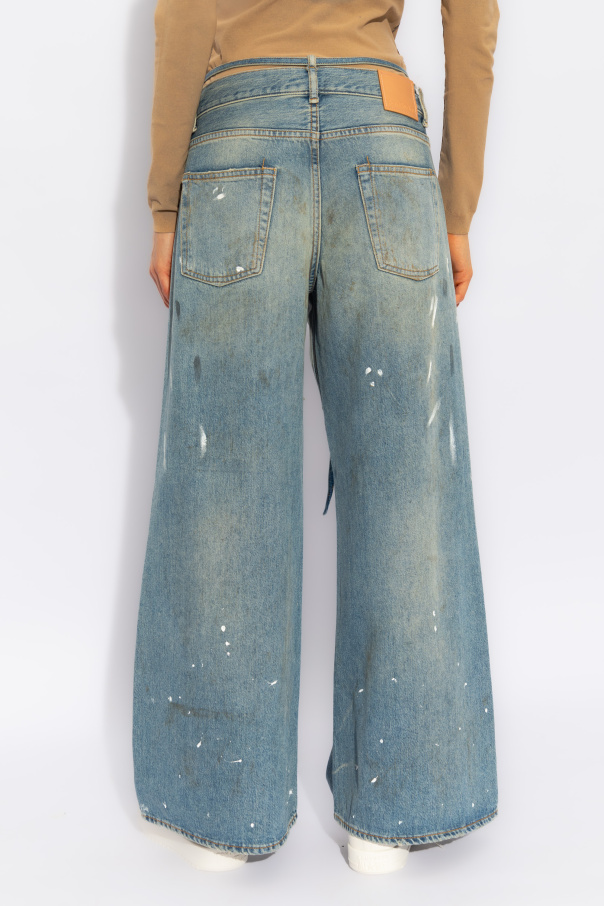 Blue Wide - leg jeans Acne Studios - Crepe Couture Dress